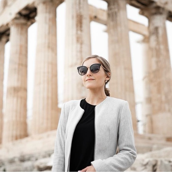 XS light grey Zara Basic jacket - Picture 3 of 6